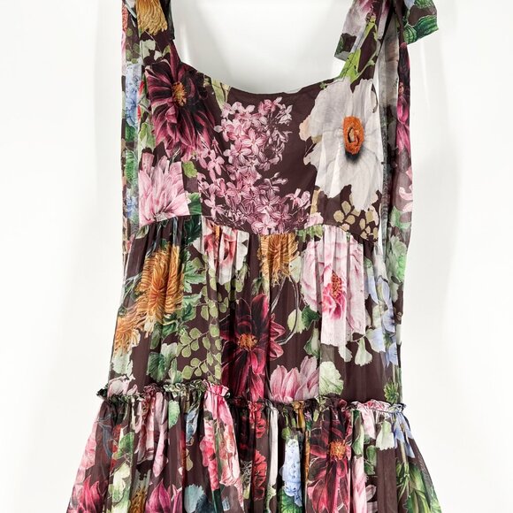 Anthropologie Geisha Designs x BHLDN Isabella Floral Tiered Dress - Picture 4 of 10